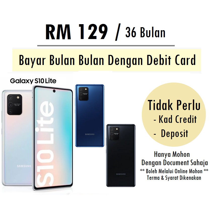 Ansuran Samsung Galaxy S10 Lite Original Malaysia Set ...