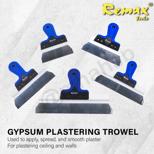Remax Stainless Steel Gypsum Plastering Trowel 200MM350MM Shopee Malaysia