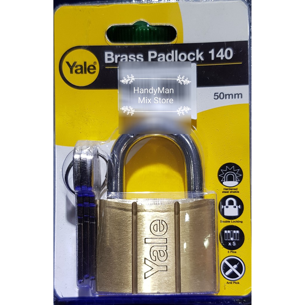 YALE Padlock V140/50 Shopee Malaysia