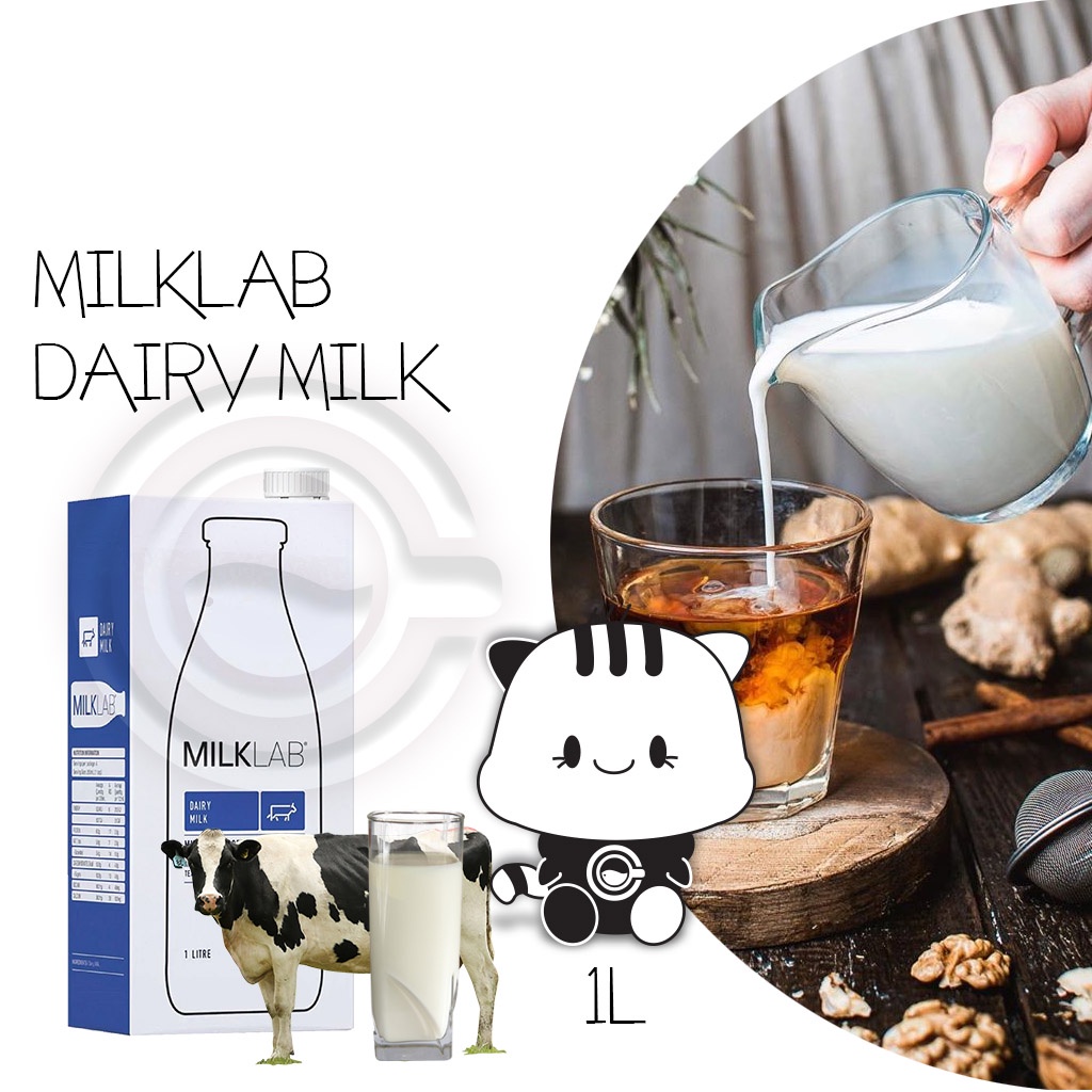 MILKLAB DAIRY MILK 1L IMPORT UHT DAIRY FRESH MILK BARISTA MILK COFFEE MILK SUSU UHT AUTRALIAN