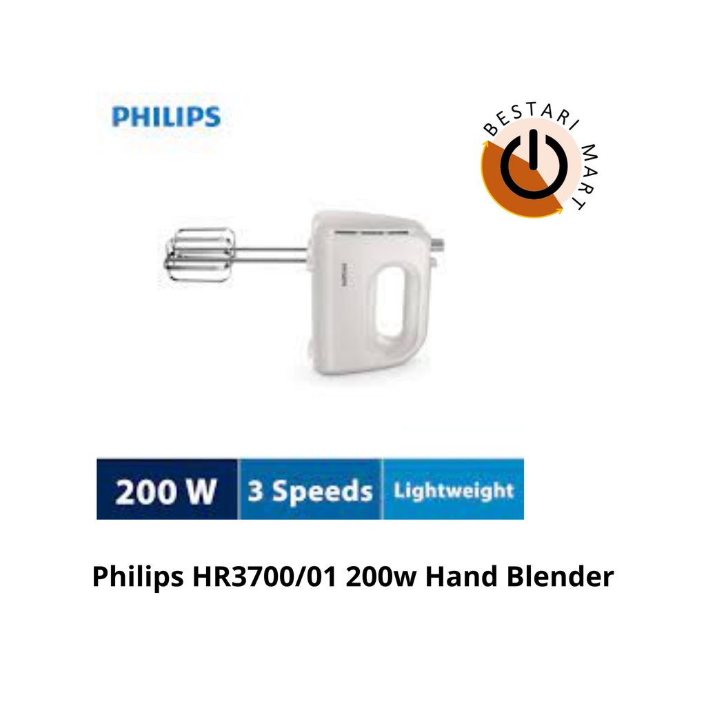 PHILIPS HR3700/01 HAND MIXER 200W,3 SPEED Shopee Malaysia