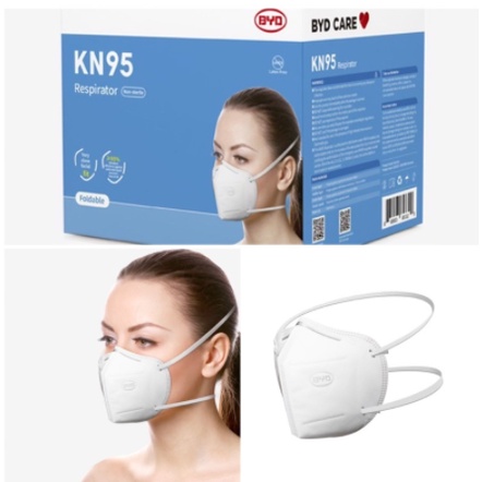 Premium KN95 Mask BYD Care Respirator Mask ( 5-Layer with Double Layer ...
