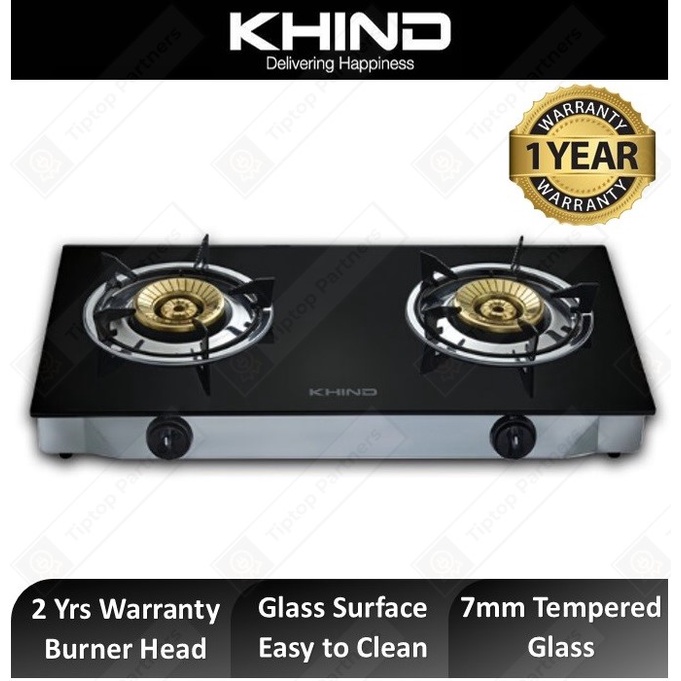 Khind Glass Top Gas Cooker GCG6311 Shopee Malaysia