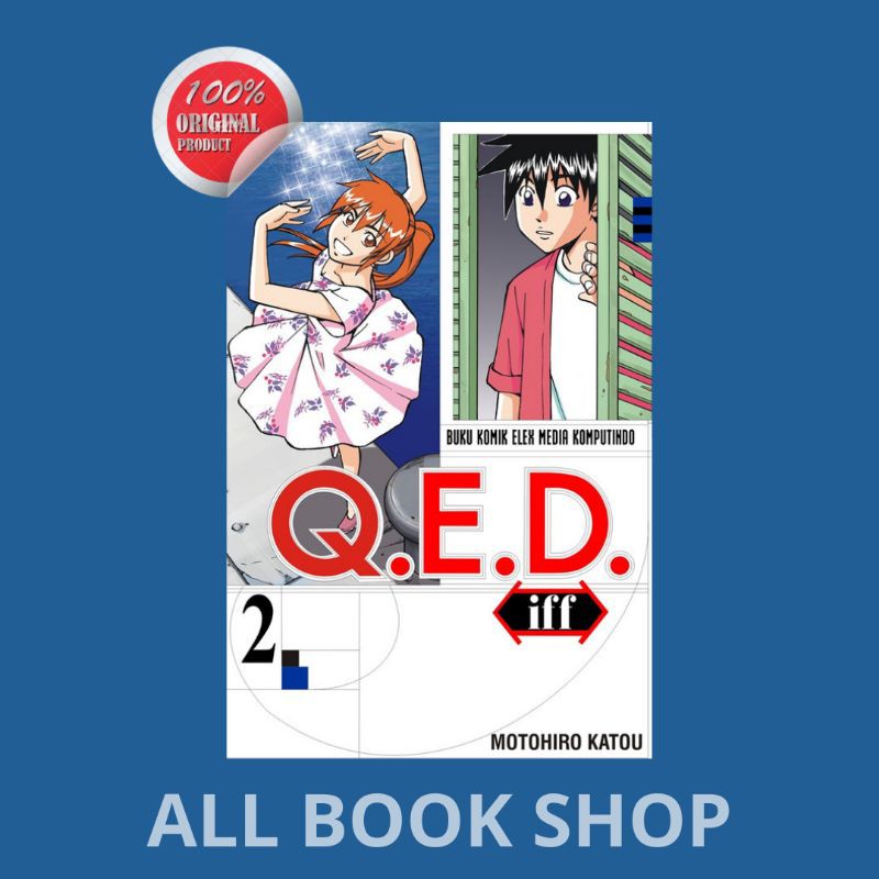 Comics Q E D Iff 02 Shopee Malaysia