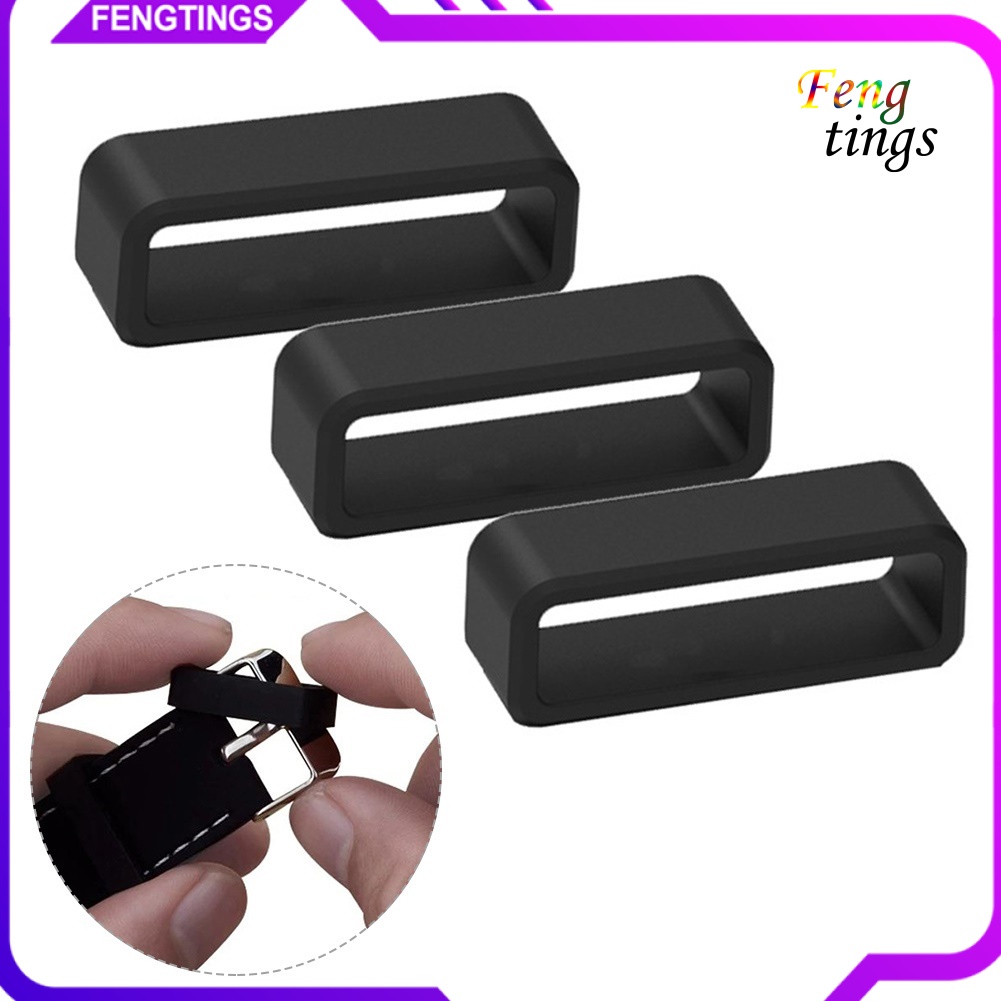 【FT】12-30mm Silicone Replacement Elastic Wrist Watch Strap Band Loop Ring Accessory