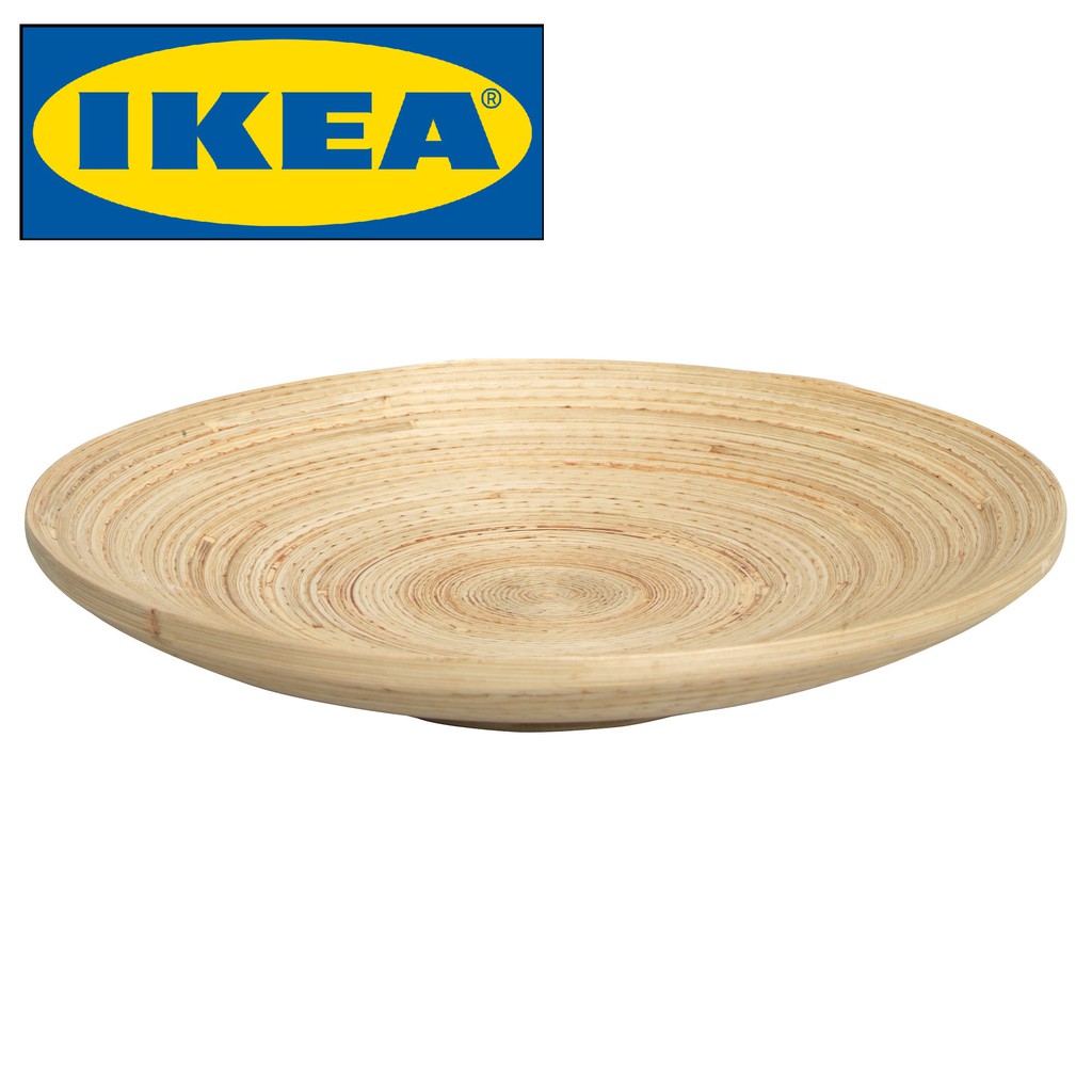 Gorgelen tekort kiespijn HULTET fruit dish plate bamboo Ikea 30cm wooden round decoration kitchen |  Shopee Malaysia