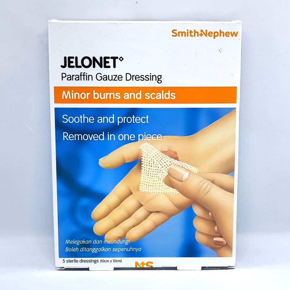 Smith & Nephew (Paraffin Gauze Dressing) 5s 10cm x 10cm (EXP 11