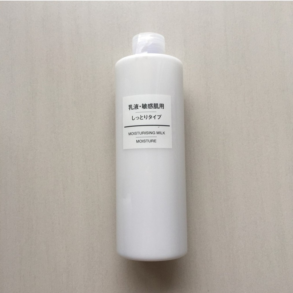 Muji Sensitive Moisturizing Milk 400ml-Moisture/High Moisture | Shopee ...