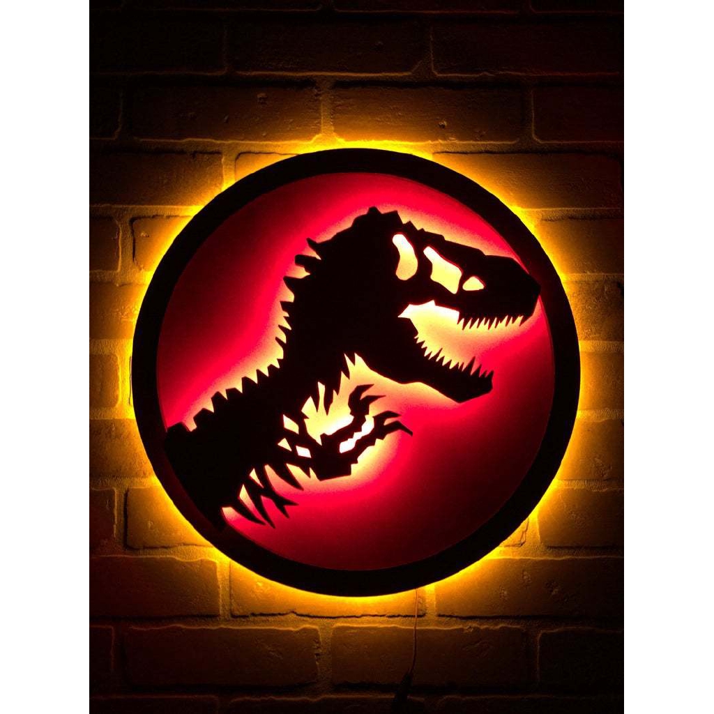 dinosaur wall night light