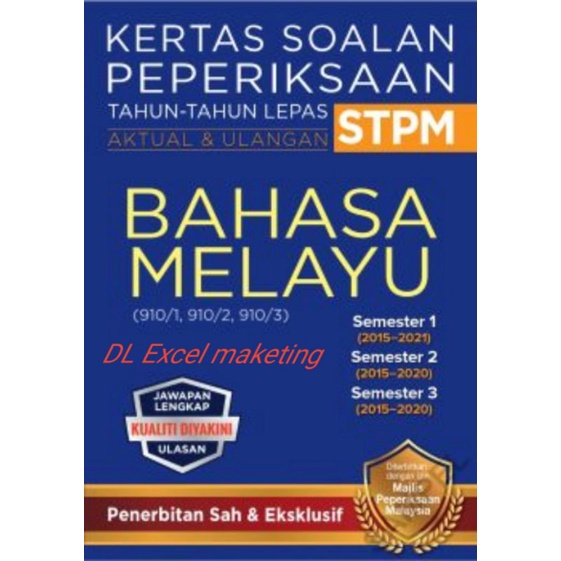 Kertas Soalan Peperiksaan Stpm Bahasa Melayu 2020