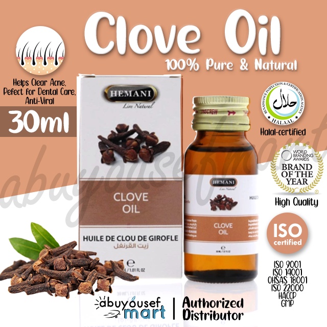 Hemani Clove Oil | Minyak Bunga Cengkih - Sakit Gigi Batuk Dental Care ...