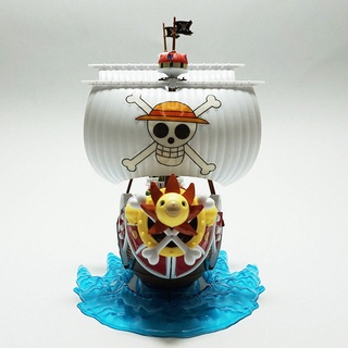 Airplane model One Piece Qianyang Dipasang Model Kapal Luffy Kapal ...