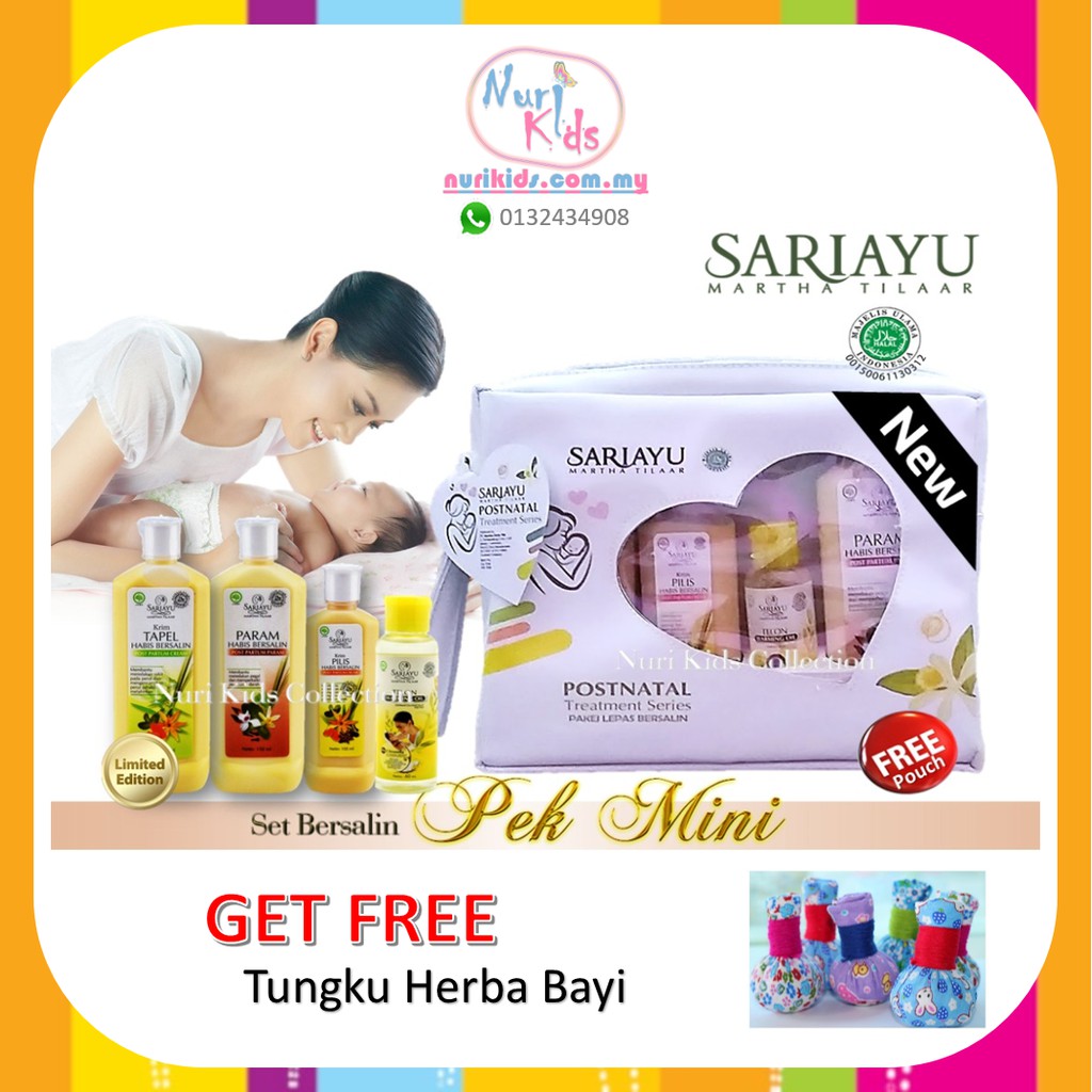 Sariayu Set Bersalin Mini FREE Tungku Bayi  Shopee Malaysia