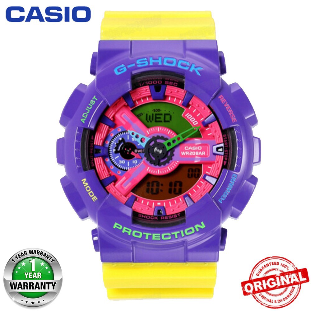 g shock ga 110 purple