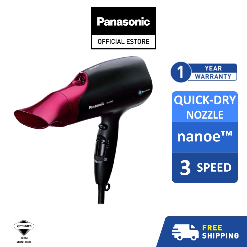 Panasonic 2000W EHNA65 nanoe Hair Dryer with various attachments
