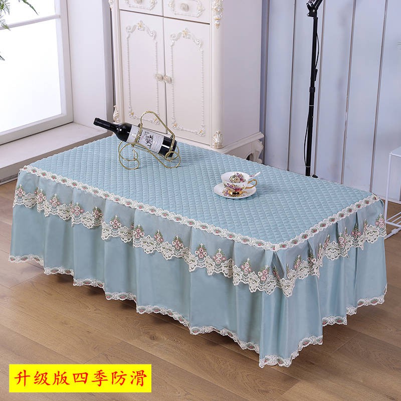 Ready Stock Alas Meja Penutup Meja Kopi Renda Yang Cantik Set Kain Segi Empat Tepat Meja Makan Tikar Ruang Tamu Rumah Tangga Taplak Meja Penutup Kain Penutup Debu Kain Meja Kopi