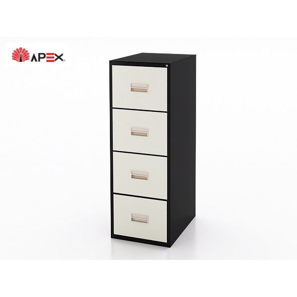 Apex 4 Drawer Filing Cabinet With Racess Handle Shopee Malaysia