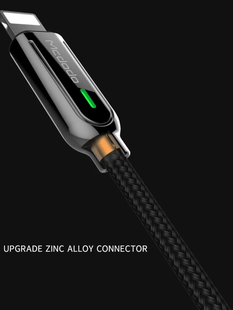 Mcdodo Cable Auto Disconnect 65w Fast Charging USB Cable IPhone /TypeC /Micro USB for Iphone