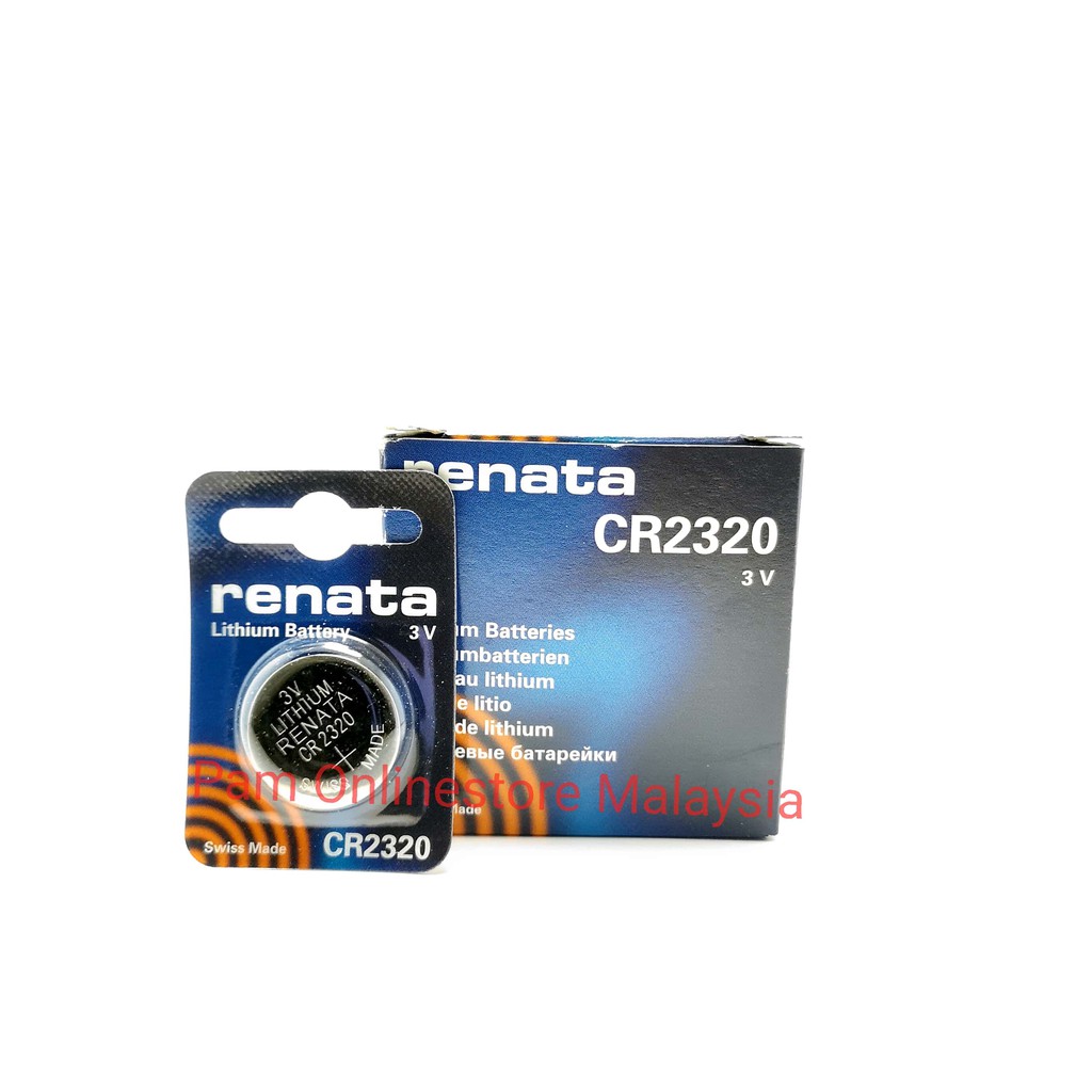 Renata 3V Lithium Battery CR2320 (100 Original) Shopee Malaysia