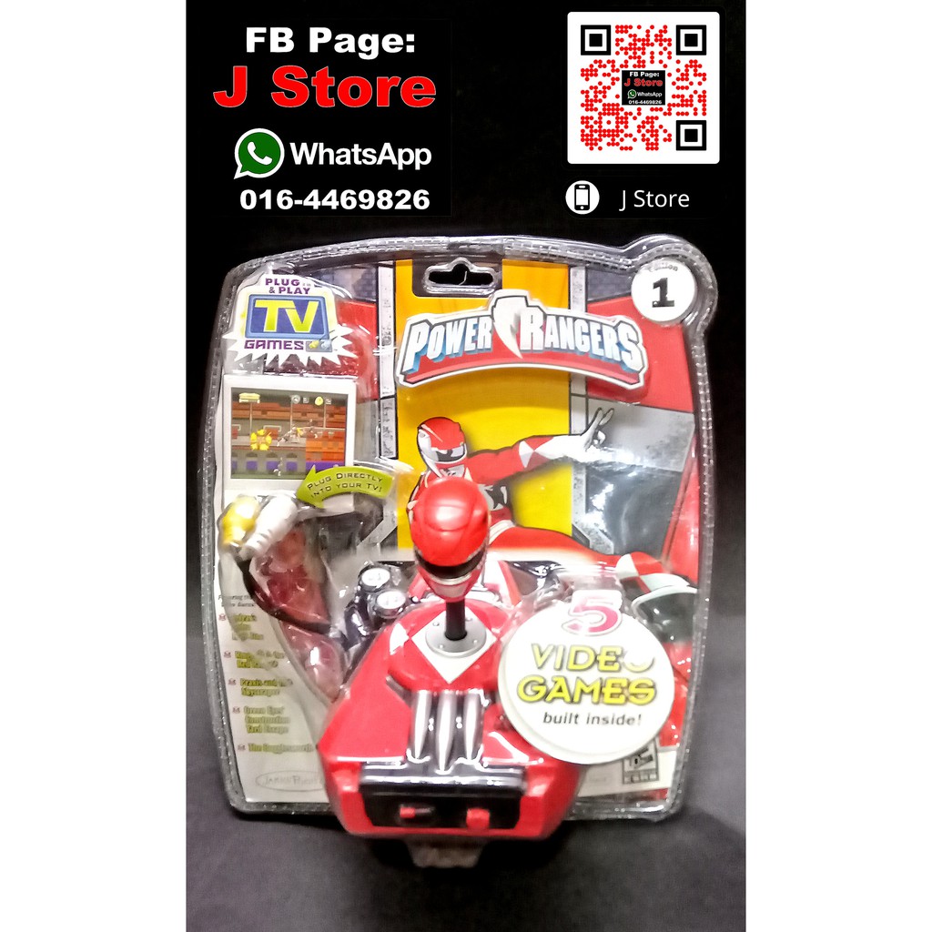 Power Rangers Plug and Play Video Game ( J Store ) Shopee Malaysia