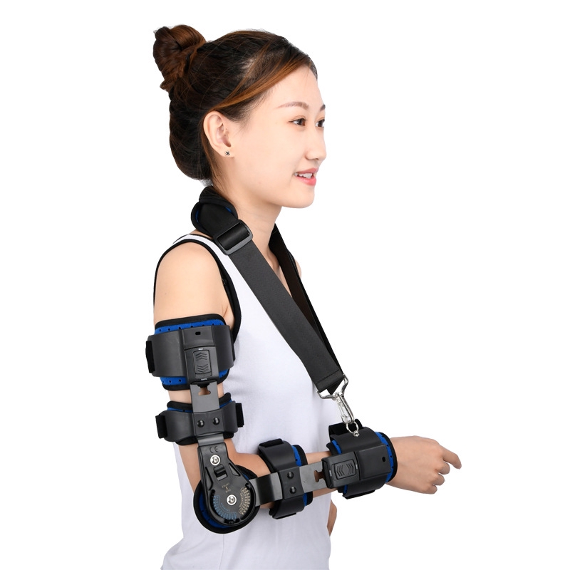 AMC Adjustable length elbow joint fixing brace elbow joint training arm breathable forearm sling fixing protector