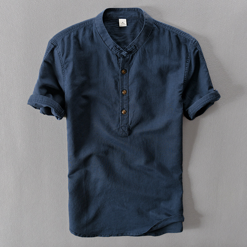 denim collar t shirt