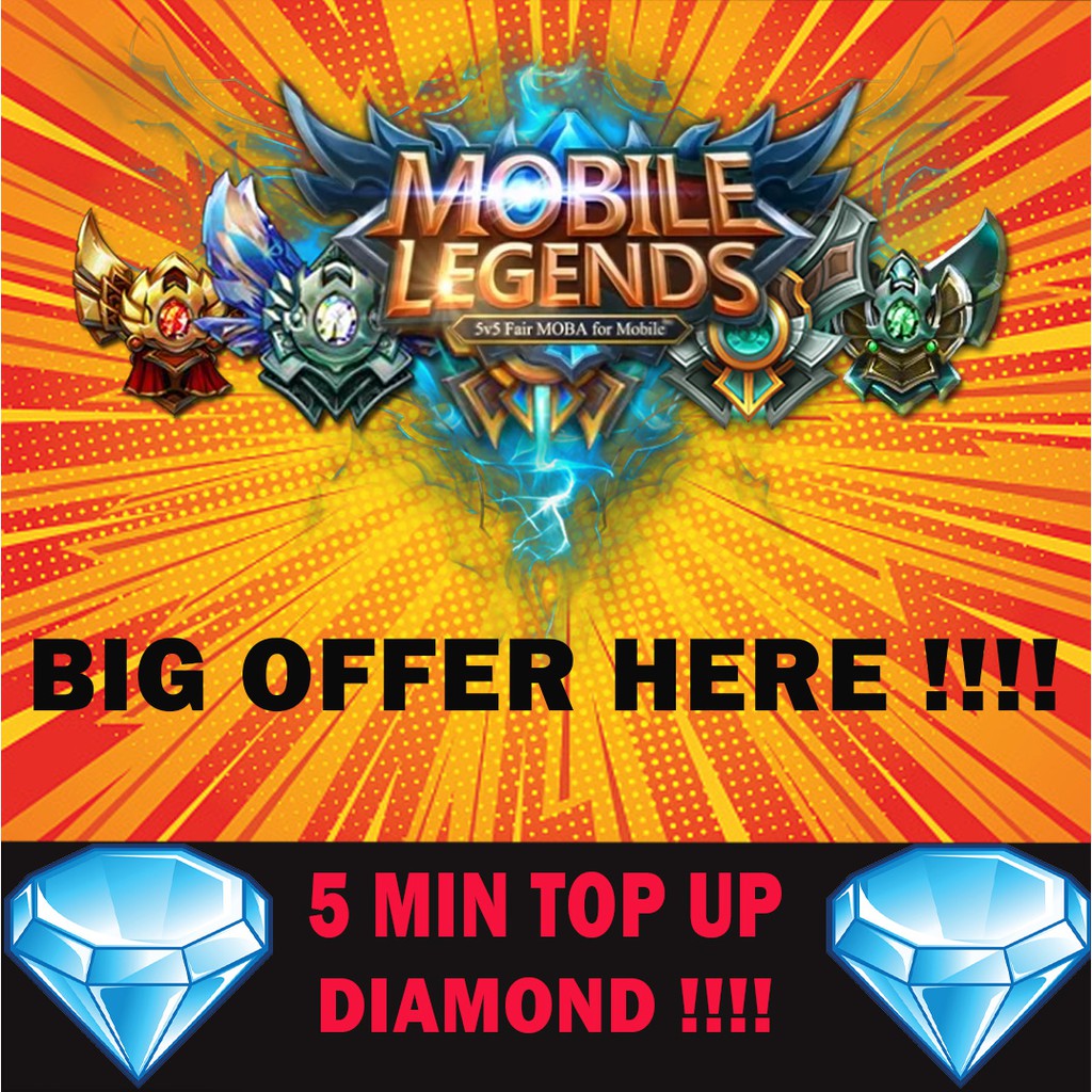 Top Up Diamonds Mobile Legends Diamonds Top Up Cheapest Legit Instant