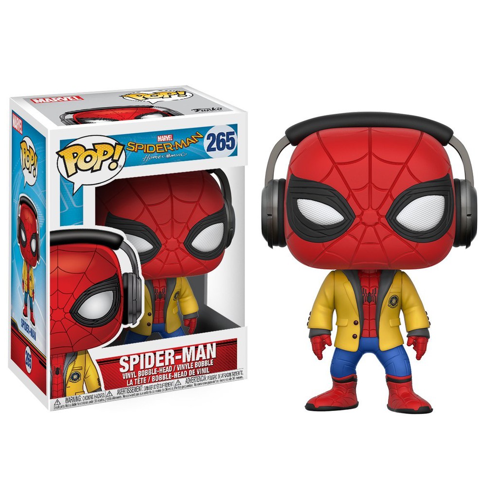 funko pop iron man spider man homecoming