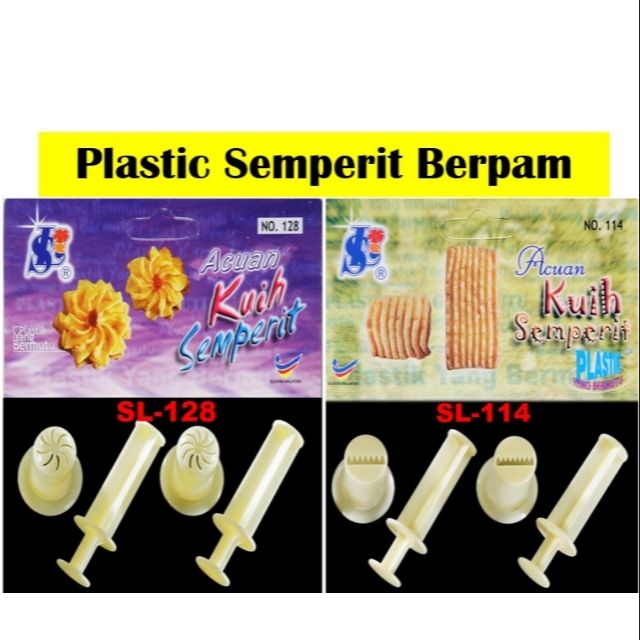 Sl 114 Sl 128 Acuan Tekan Berpam Kuih Biskut Semperit Samperit Panjang Tat Nenas Gulung Biskut Mould