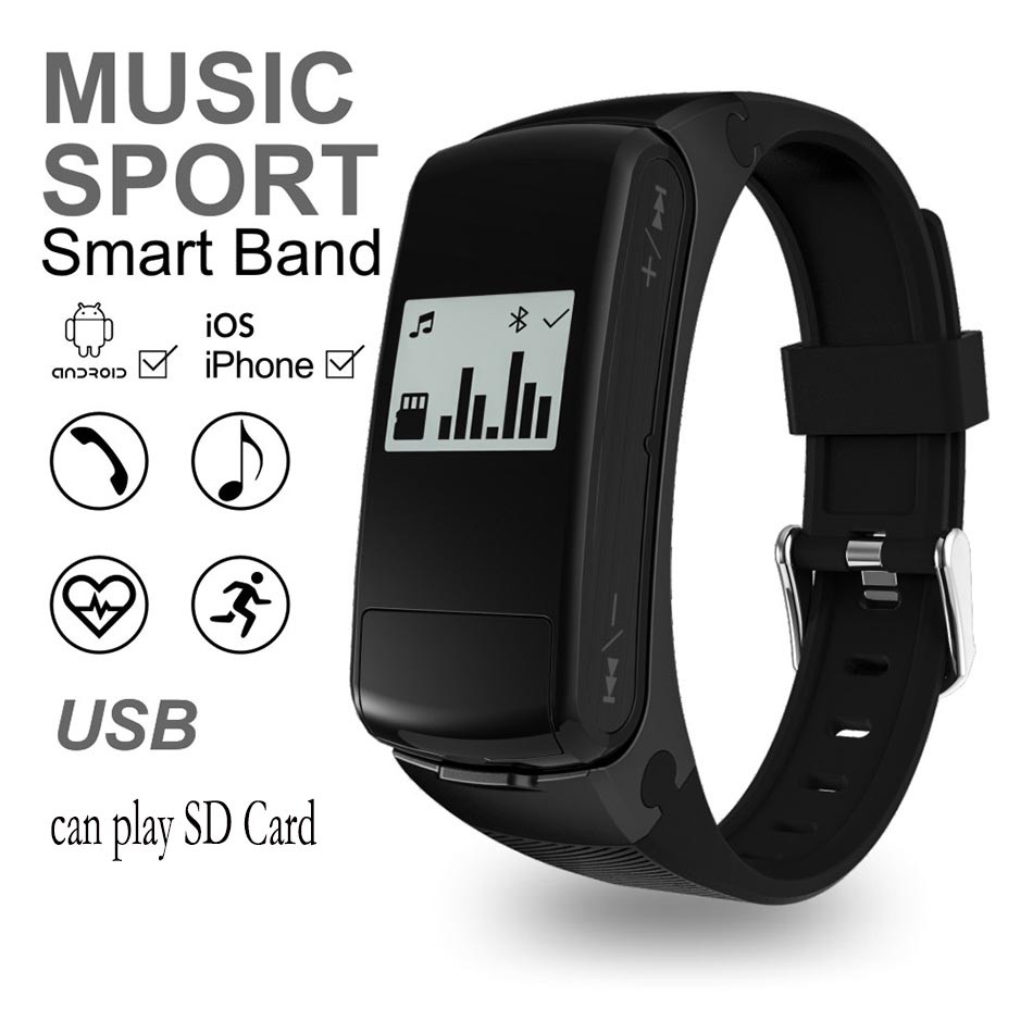 Music Sport Smart Band Wristband 