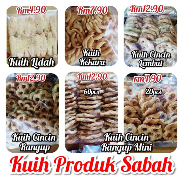 Kuih muih produk sabah  Shopee Malaysia