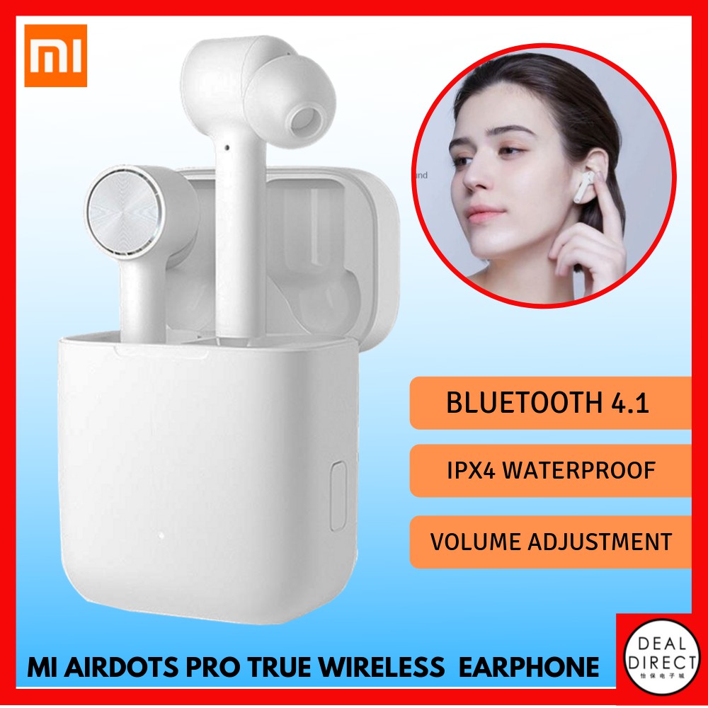 Xiaomi Twsej01jy Mi Airdots Pro Tws True Wireless Bluetooh Earphone 1 Year Warranty By Xiaomi Malaysia Shopee Malaysia