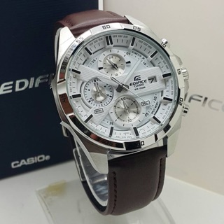 edifice watch leather strap