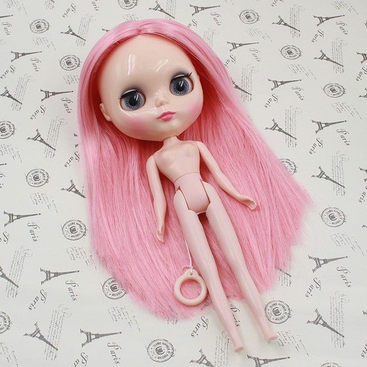 blythe doll pink hair