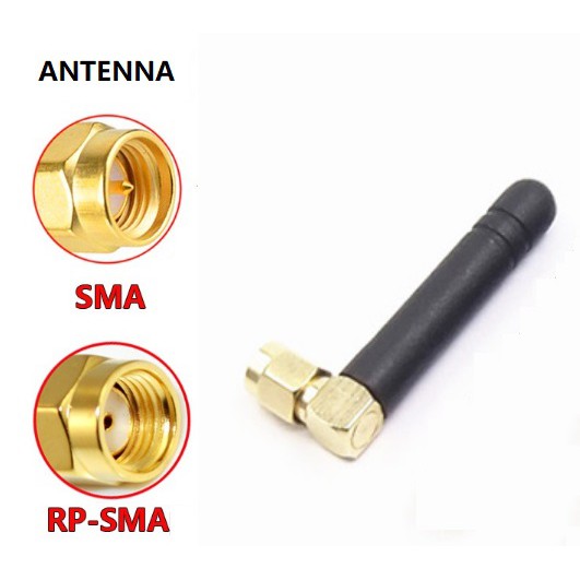 2.4G 5G 5.8G Wifi Dual Band Antenna SMA RP-SMA Pinhole