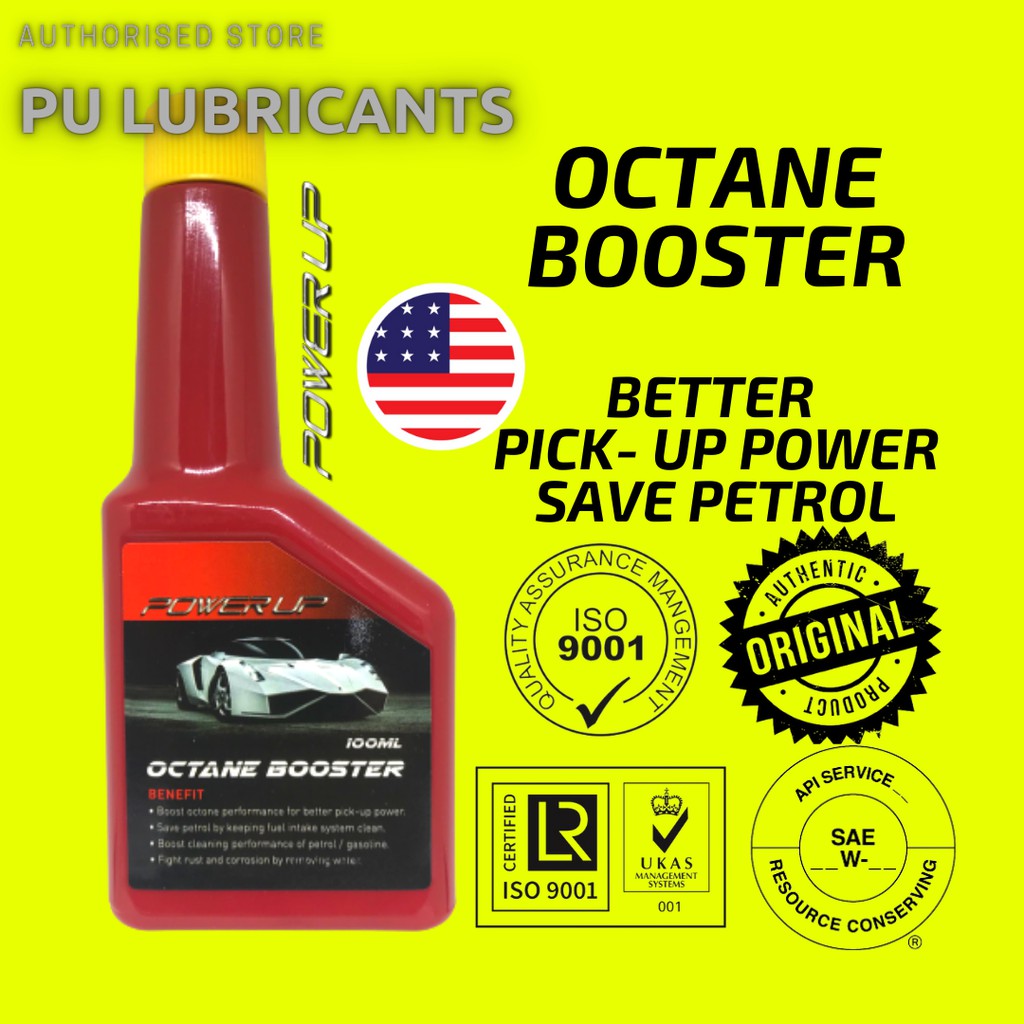 POWERUP® Octane Booster 100ml – Jimat Minyak, Pickup Laju, Boost Performance, Clean Petrol Engine