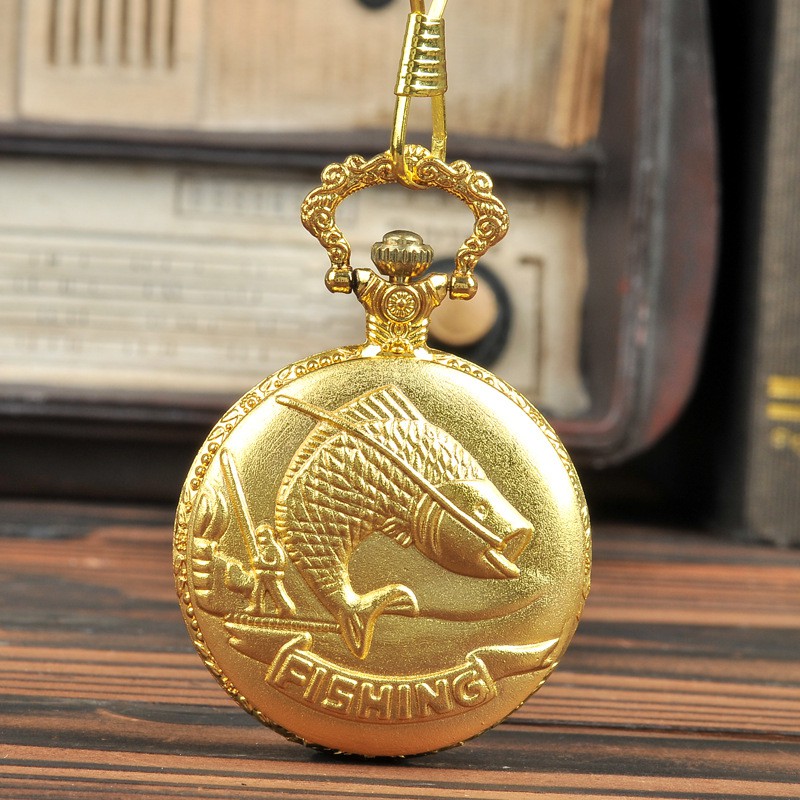 fishing pocket watch