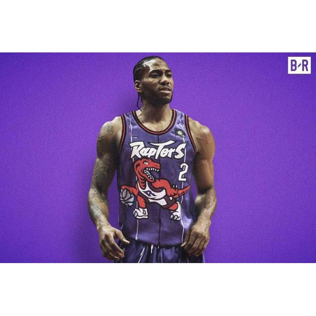 kawhi leonard old school raptors jersey