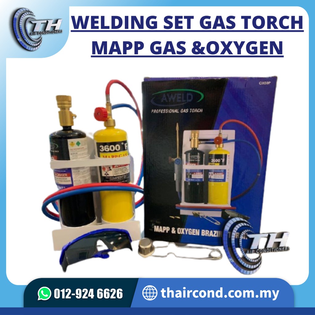 MAPP GAS & OXYGEN TORCH SET Welding Torch Brazing Torch Soldering