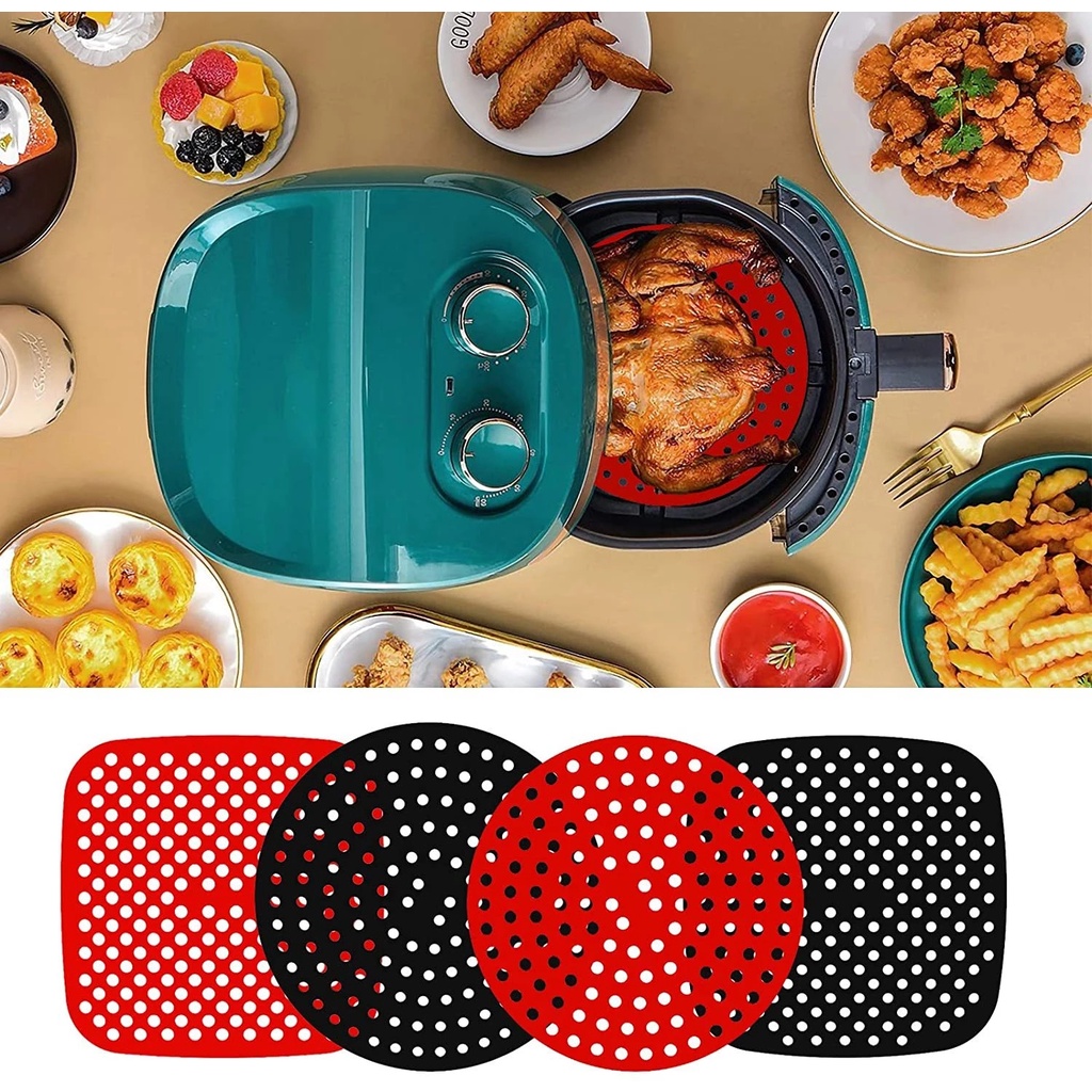 Air Fryer Mat Air Fryer Liner NonStick Baking Mat Oil Mats Pastry