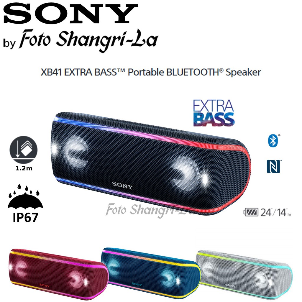 sony xb41 colors