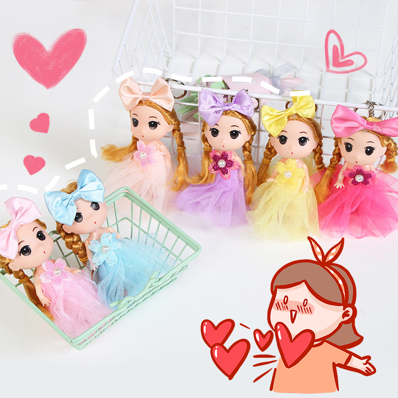 barbie doll keychain