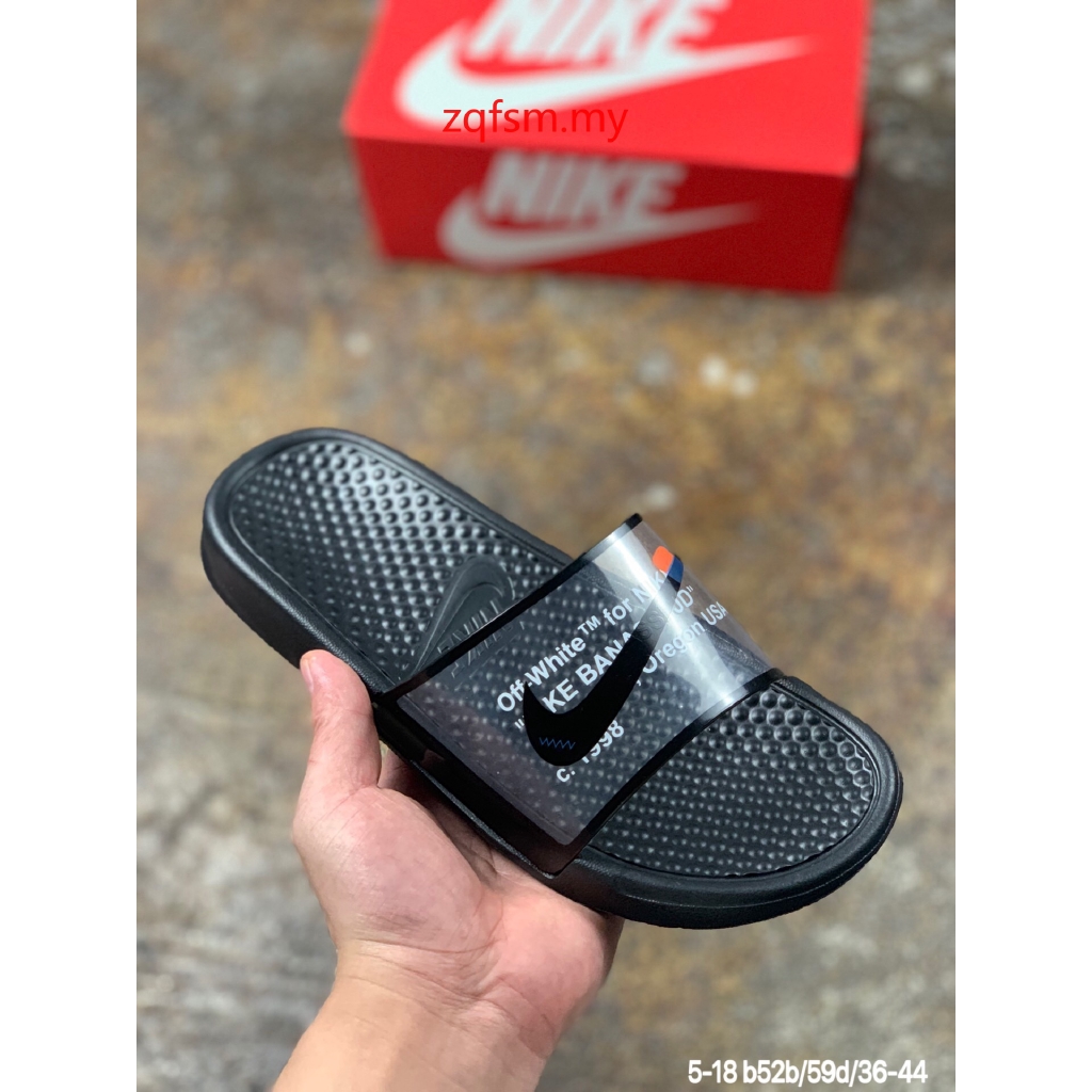 off white x nike benassi slides