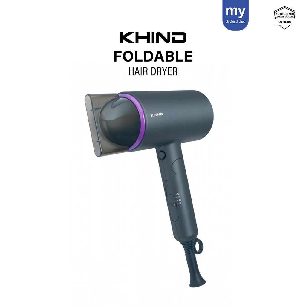 Khind Hair Dryer Traveller Hair Dryer Small Hair Dryer Foldable Hair Dryer HD1400