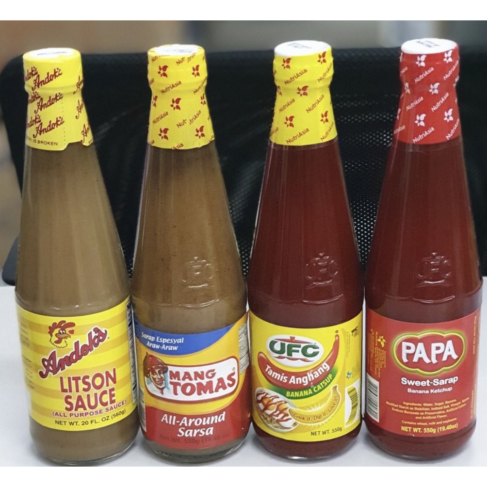 PHILIPPINE FAVOURITE SAUCES UFC KETCHUP/ MANG TOMAS/ PAPA KETCHUP
