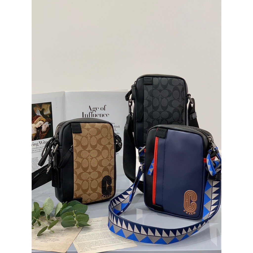 Coach sling bag men classic casual practical messenger bag shoulder bag  camera bag crossbody bag | Shopee Malaysia