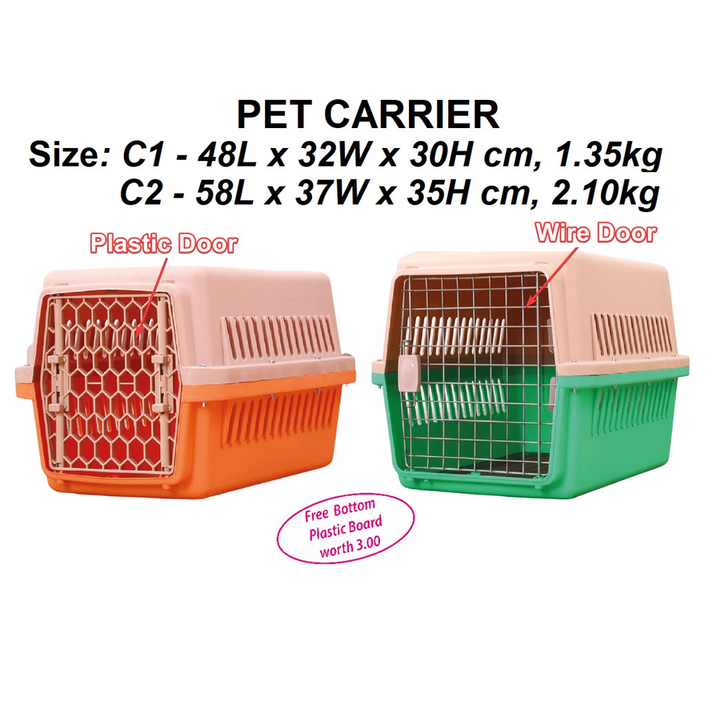 In Stock】( ) Pet Carrier C1 - 48L X 32W X 30H cm  Cat Dog 