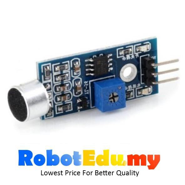 Microphone Adjustable Sound Detection Mic Sensor Module 3-pin for ...