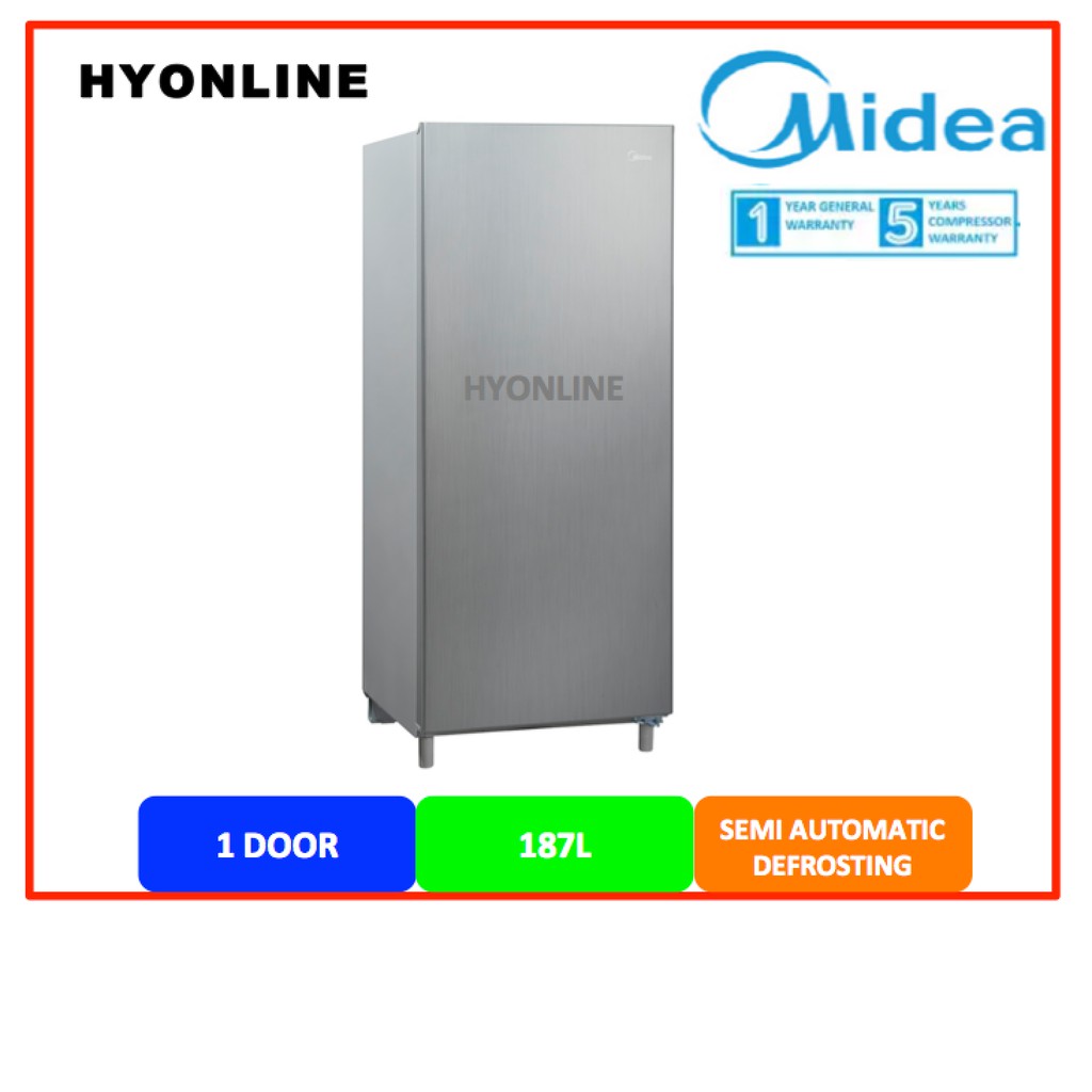 Ms 235 Midea 1 Door 187l Refrigerator Shopee Malaysia
