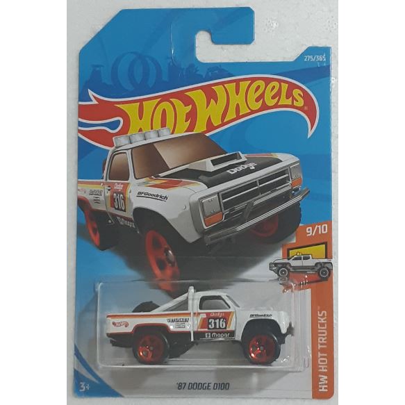 hot wheels 87 dodge d100